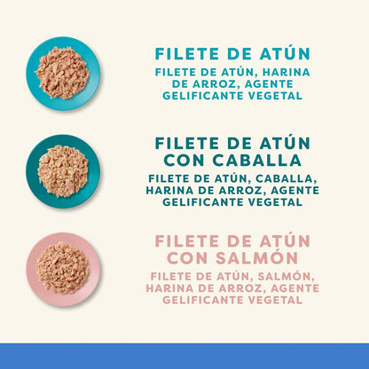 Applaws Cat Sobre Selección de Pescado Multipack 12 x 70 g Comida húmeda para gatos