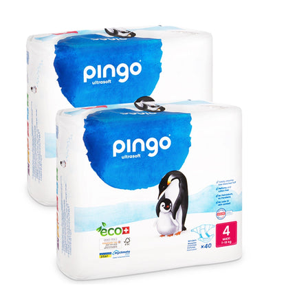 Pañales T4 (7-18kg)  Pingo 80 unidades
