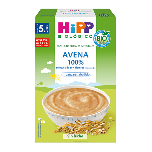 Avena 100% papilla de cereal BIO 200 g