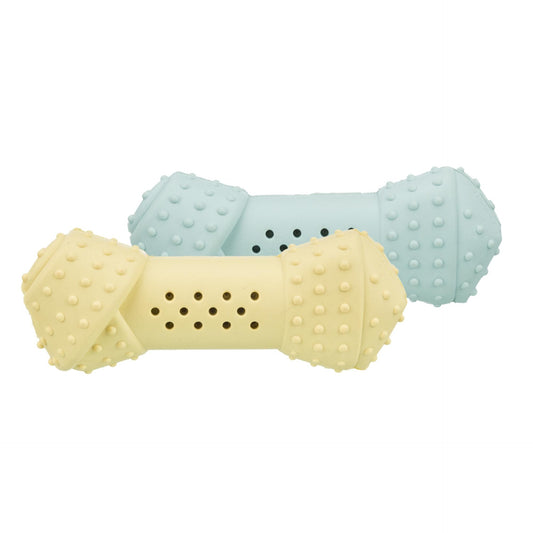 Hueso refrescante JUNIOR, caucho natural, 10 cm
