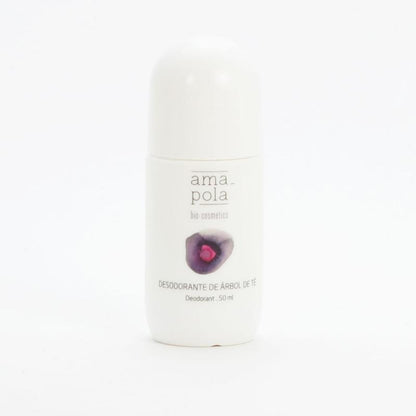 Desodorante ecológico del árbol del té Amapola Biocosmetics 50 ml