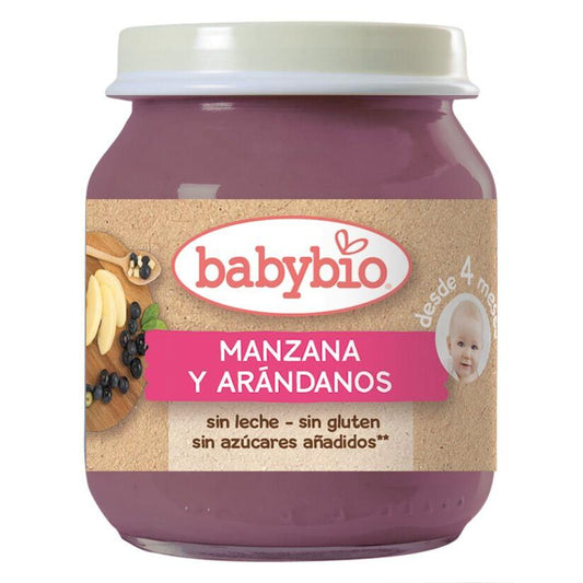 Tarrito de Manzana y Arándanos Babybio 130g