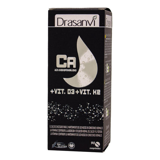 Mineral Calcio Vitamina D3+K2 Drasanvi 90 Comp