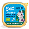 Paté ecológico de salmón y pollo para gato adulto Edgard & Cooper 85 g