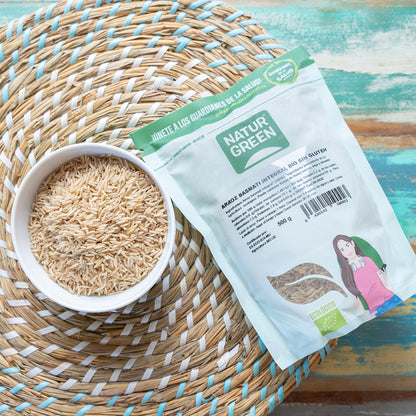 Arroz Basmati Integral Bio, Naturgreen, 500 g