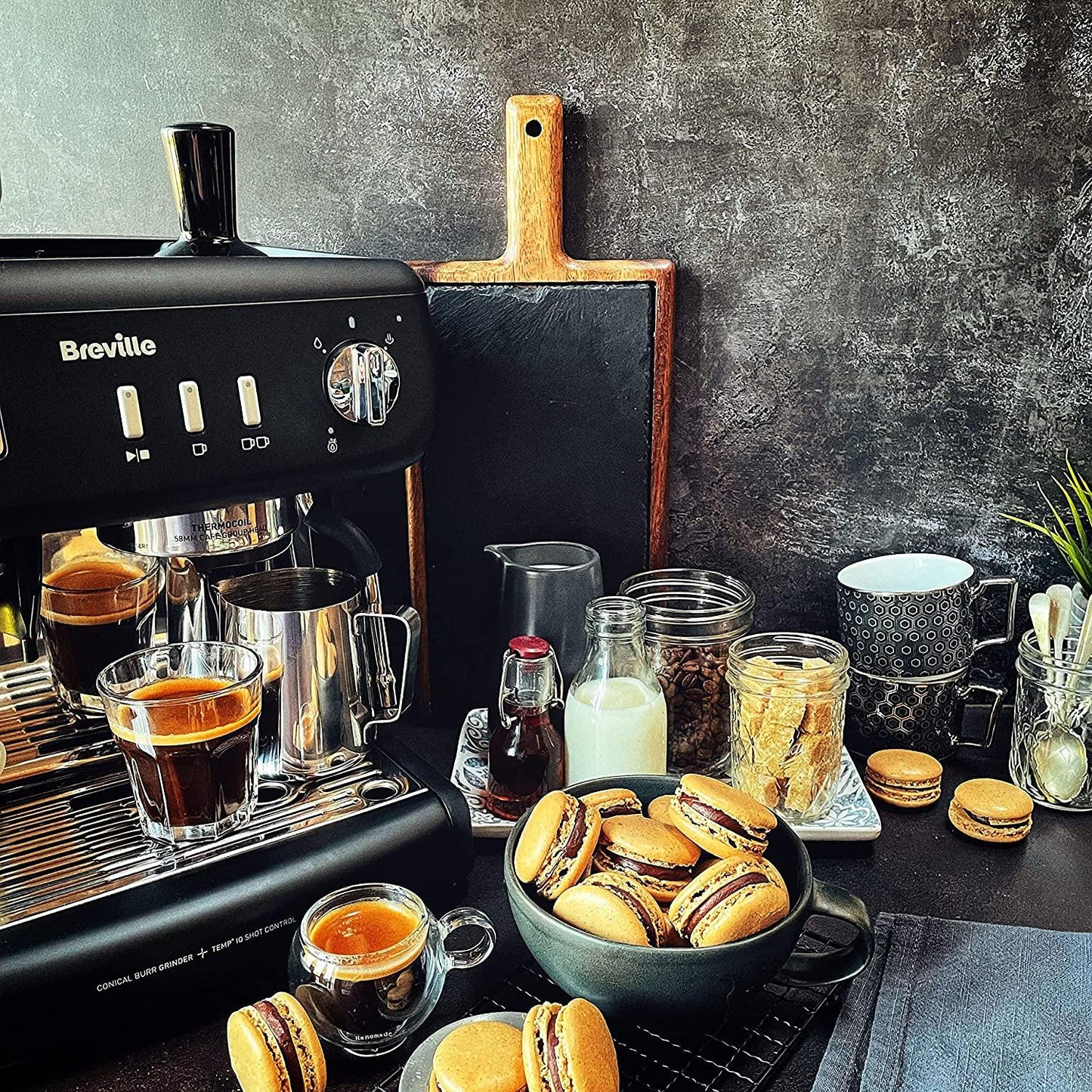 Máquina de café Breville Barista Max+ Negro (Reacondicionado)