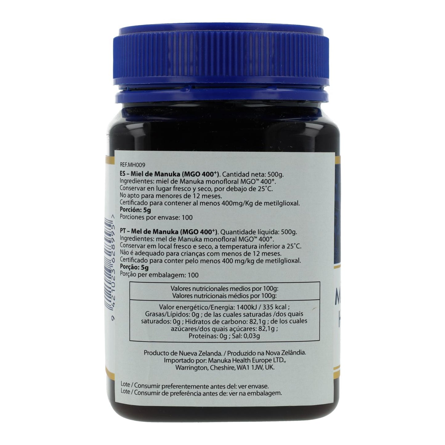 Miel de Manuka (MGO 400+) Manuka 500 gr