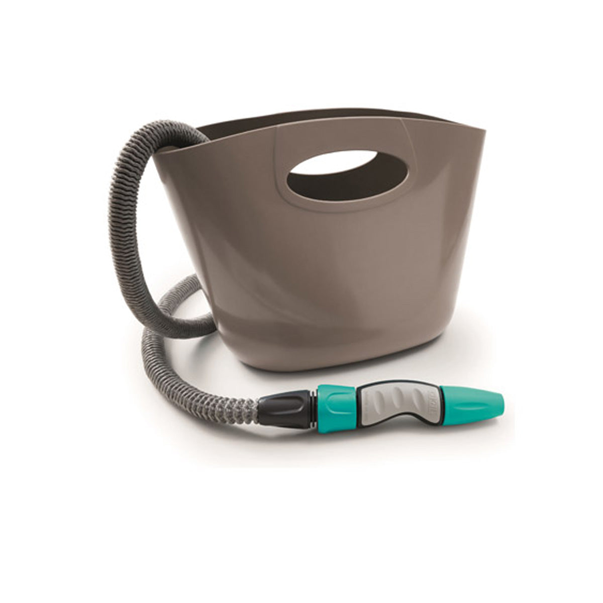 Kit manguera Gris extensible en bolsa de plástico AQUAPOP 15 m