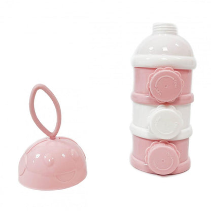 Dosificador de leche en polvo 3 niveles Rosa Kikka boo