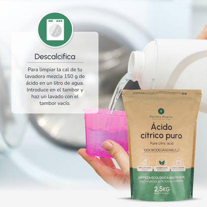 Ácido cítrico Planeta Huerto 2,5 Kg