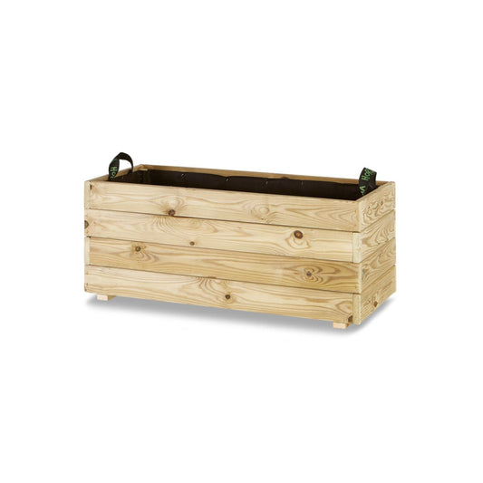Jardinera rectangular Ghio 90x40x40 Hortalia