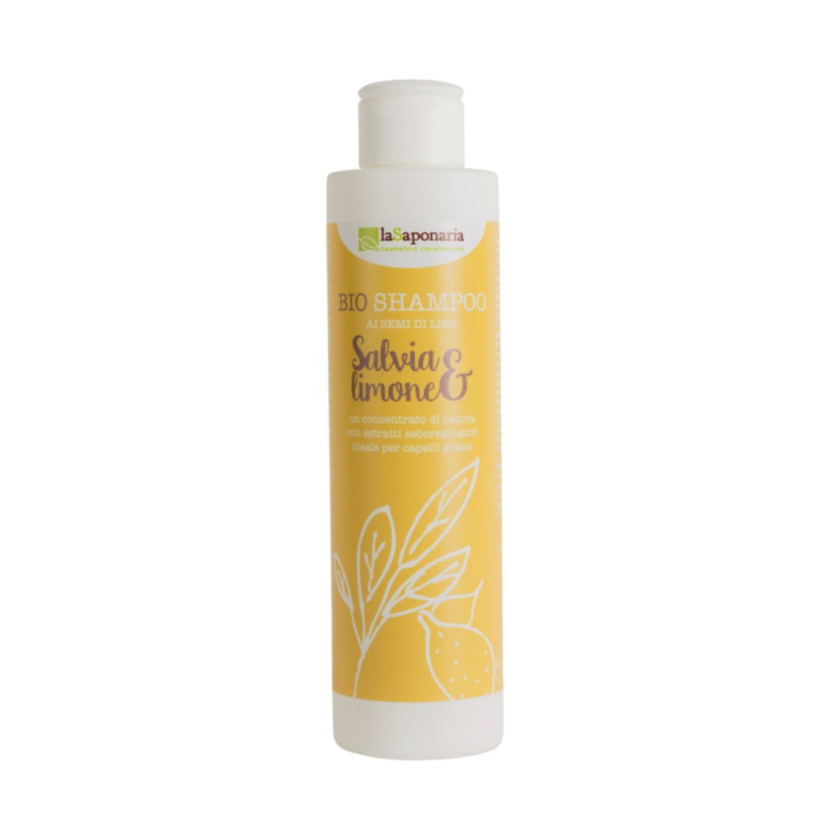 Champú Bio Salvia y Limón La Saponaria 200ml