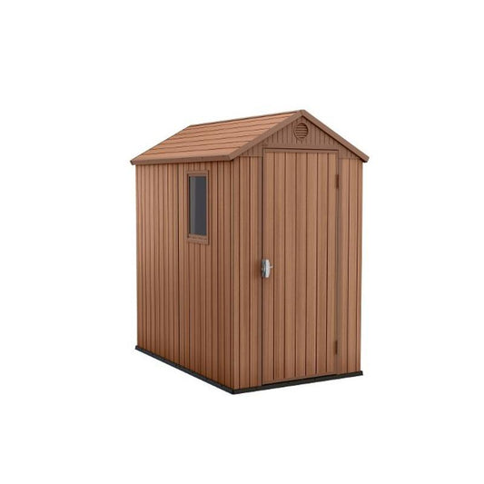 Caseta Darwin Marrón Keter 184x126x205 cm