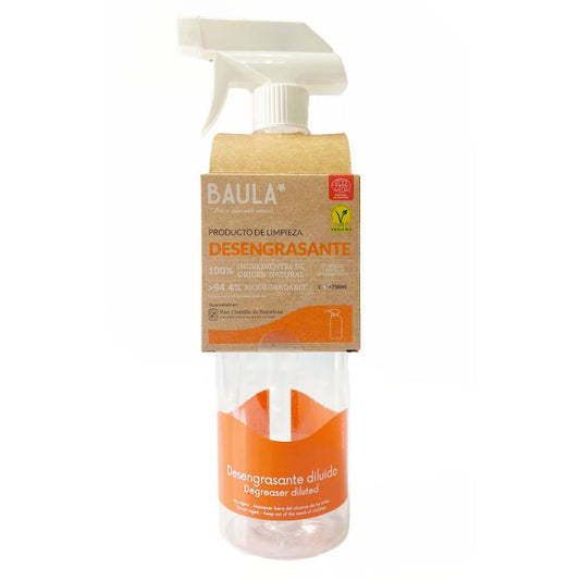 Pack  Limpiador Ecológico Desengrasante + Botella con pulverizador Baula