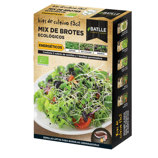 Mix de brotes eco energéticos con bandeja germinadora Batlle