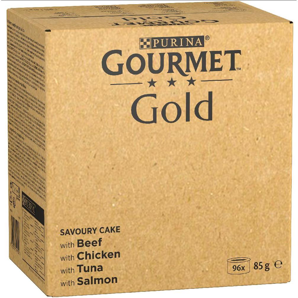 PURINA GOURMET Gold Tartelette Pack Surtido 96x85gr Comida húmeda gato