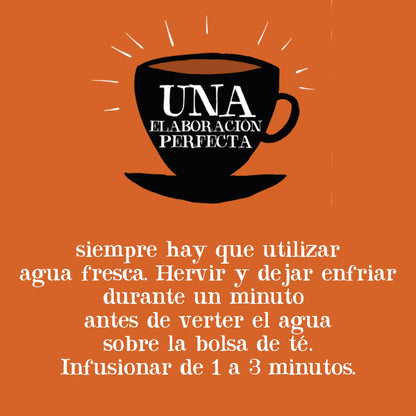 Té Blanco con Naranja Bio Cupper 20 bolsitas