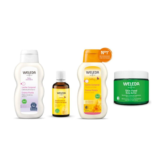 Pack especial Cuidado Bebé y Mamá + Regalo Body Butter Weleda