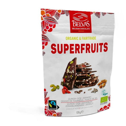 Chocolate Negro Artesanal Goji Y Quinua Belvas 120 g