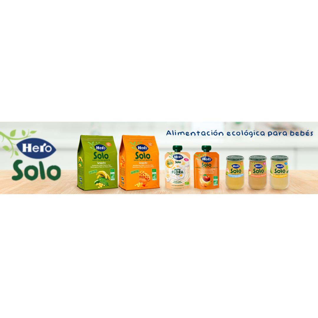 Bolsita de de Manzana, Plátano y Zanahoria  100% Eco 100 g- Hero Solo