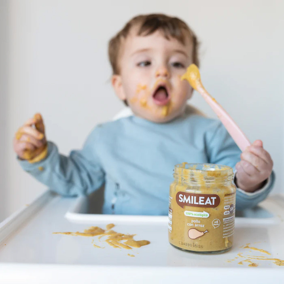 Tarrito BIO pollo con arroz +6 meses Smileat, 230g