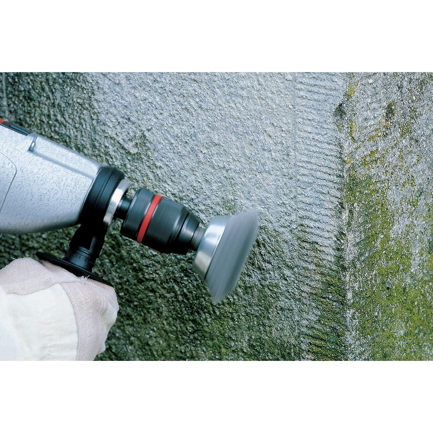 Cepillo metálico de copa para taladro vástago hexagonal 1/ 4" (6,35 mm)