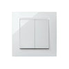 Simon 15 doble conmutador Blanco
