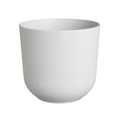 Macetero jazz round silky white Elho 35 cm