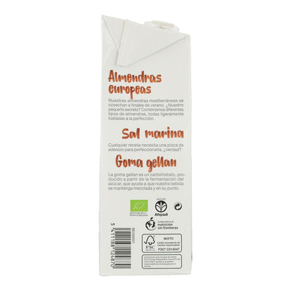 Bebida de Almendras Sin Azúcar Bio Provamel 1 L