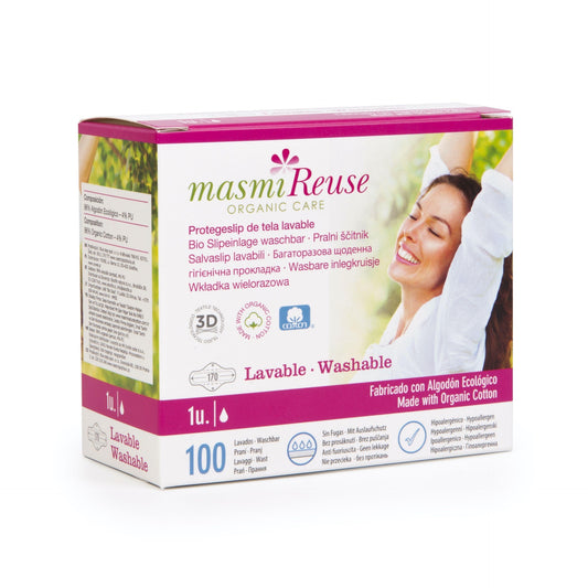 Protegeslips de Tela Lavable con Alas Masmi