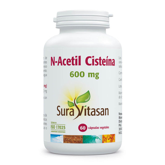 N-Acetil Cisteína, Sura Vitasan, 60 cápsulas