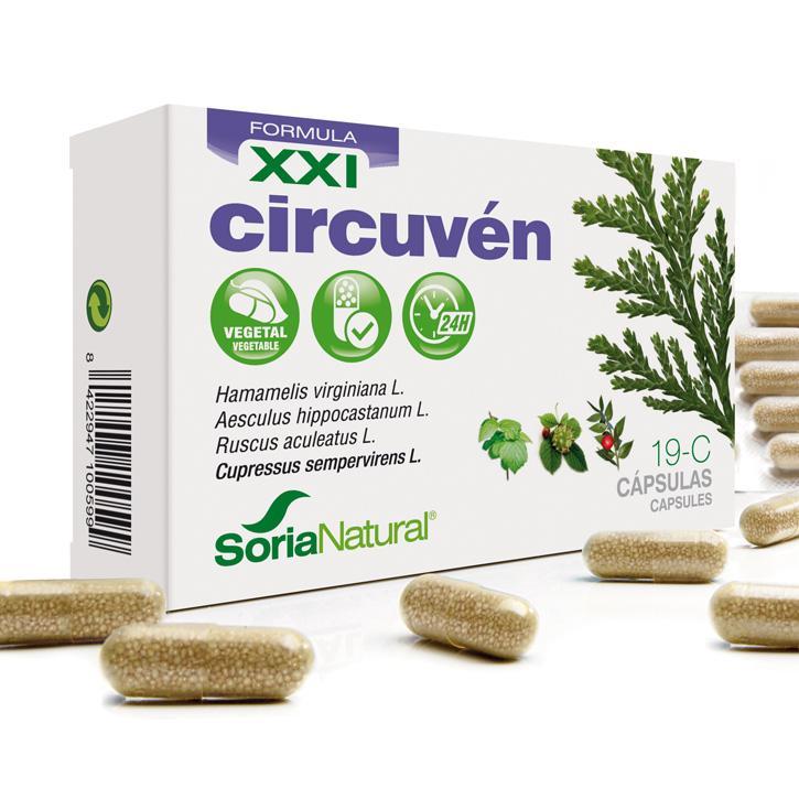 19-C Circuvén liberación prolongada Soria Natural, 30 cápsulas