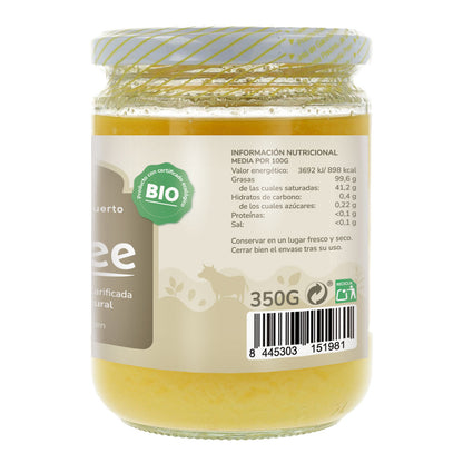 Ghee mantequilla clarificada ECO Planeta Huerto 850 g (copia)