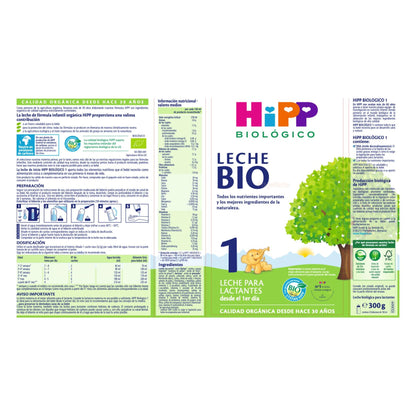 Pack x 2 Leche de inicio 1 bio 0-6 meses HiPP 300 g