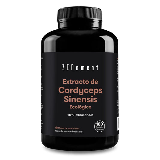 Extracto de Cordyceps Sinensis ECO 40% Polisacáridos Zenement, 180 comprimidos