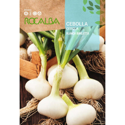 Semillas de Cebolla blanca barletta