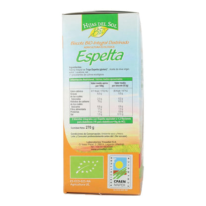 Pan Dextrinado Bio Espelta 270 Gr Ynsadiet