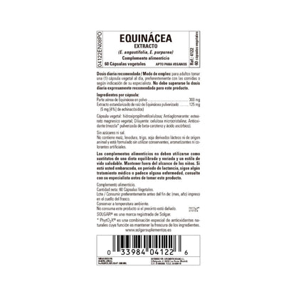 Equinácea, 60 cápsulas vegetales