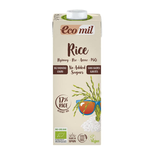 Bebida vegetal de Arroz Sin Azúcar Ecomil 1L