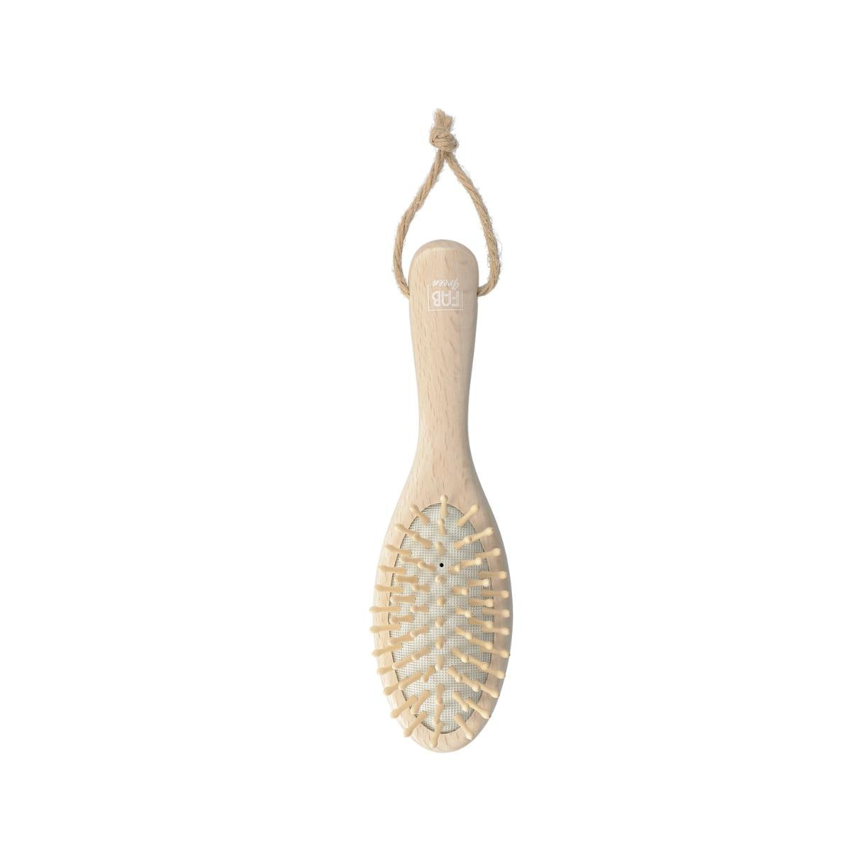 Cepillo de cabello neumático de madera pequeño modelo La Fabrique Green
