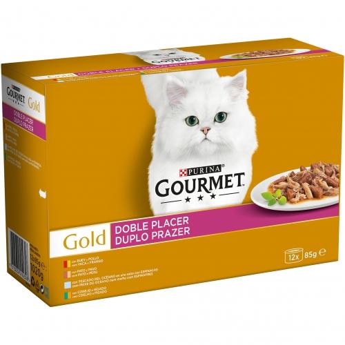 GOURMET GOLD Doble Placer Surtido Multipack (12x85g)