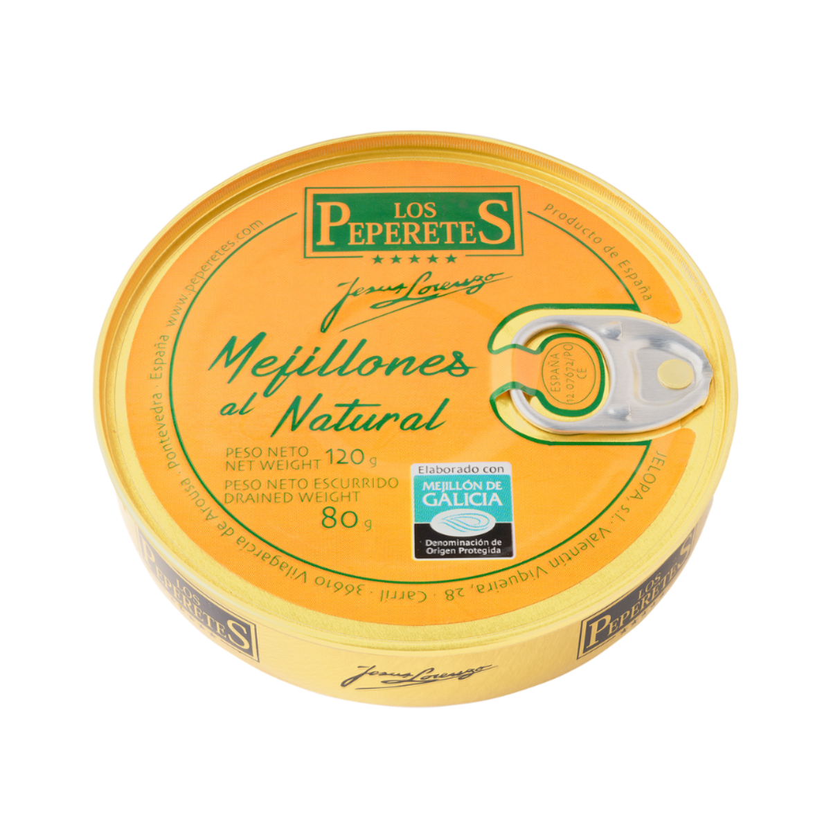 Mejillones al Natural 8/12 Los Peperetes 120 g