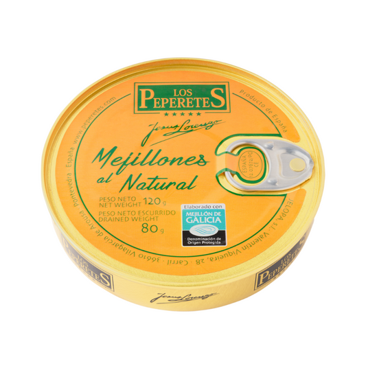 Mejillones al Natural 8/12 Los Peperetes 120 g