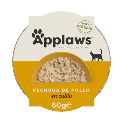 Applaws Cat Tarrina Pechuga Pollo y Arroz para gatos 60 gr
