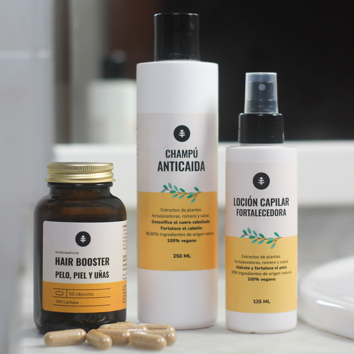 Pack Anticaída Fortalecedor del cabello Planeta Huerto