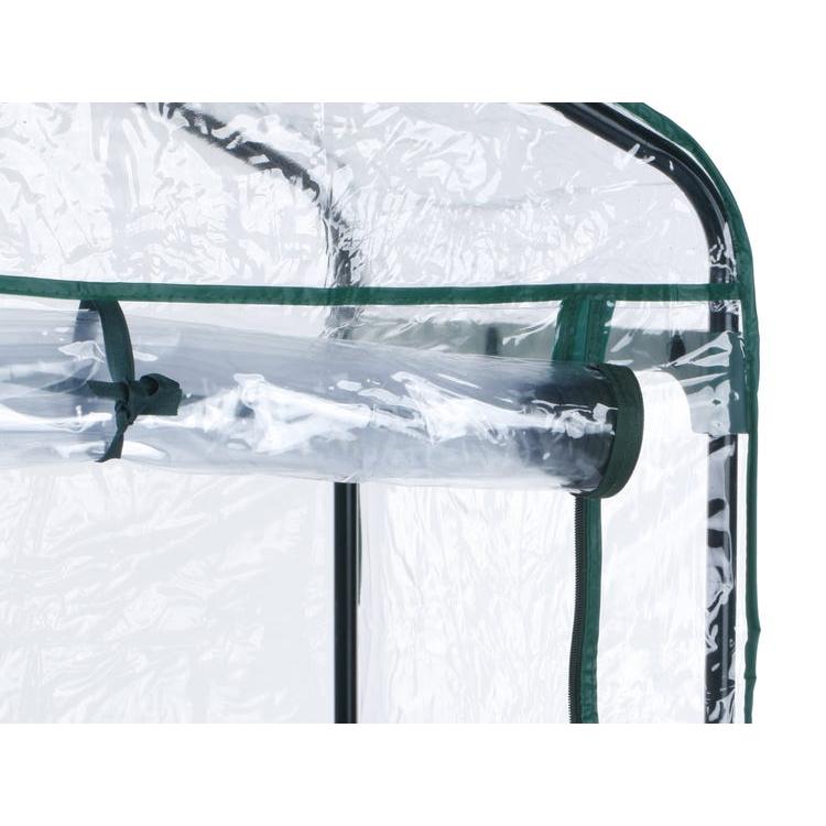 Invernadero estructura acero y funda PVC Biotop 2 bandejas