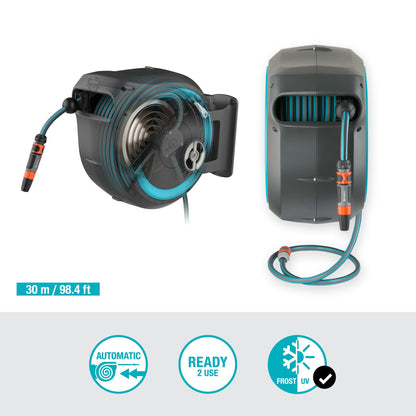 Portamanguera de pared RollUp L 30 m Gardena