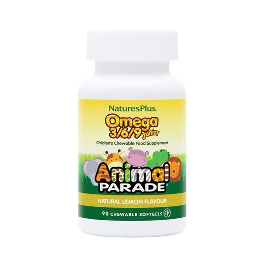 Animal Parade Omega 3-6-9 Junior  Natures Plus 90 Perlas