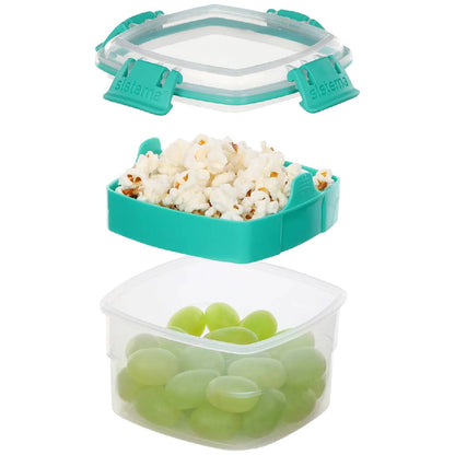 Recipiente Hermético snacks cuadrado Sistema Snacks To Go 400 ml