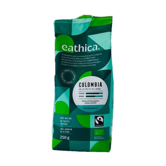 Café Arábica de altura Colombia Eathica BIO molido 250g